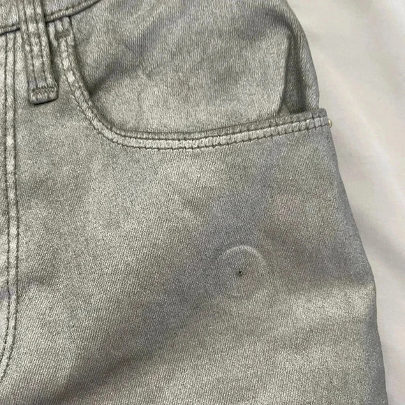 Frame Ali Highrise metallic coated denim - Picture 5 of 11